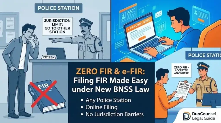 Zero FIR aur e-FIR