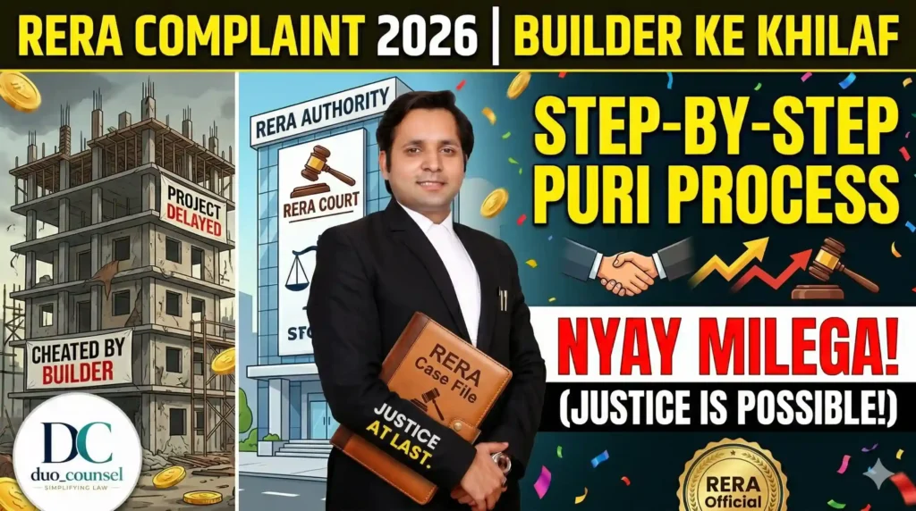RERA Mein Complaint Kaise Kare 2026 — Builder Ke Khilaf Step-by-Step Puri Process