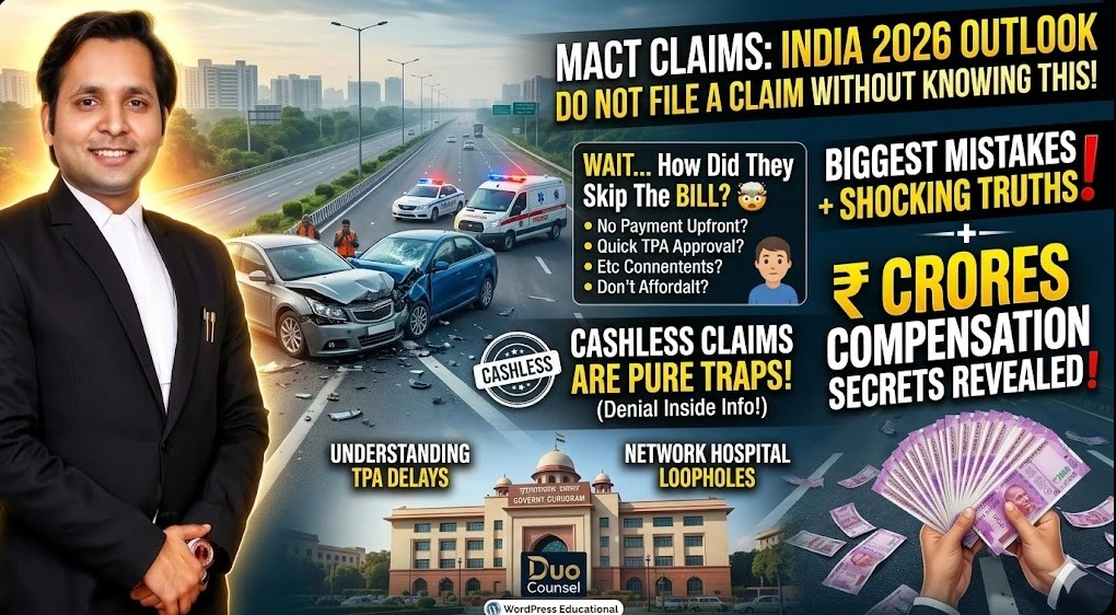 MACT motor accident claim 2026 compensation kaise milta hai Section 166 MV Act multiplier method India