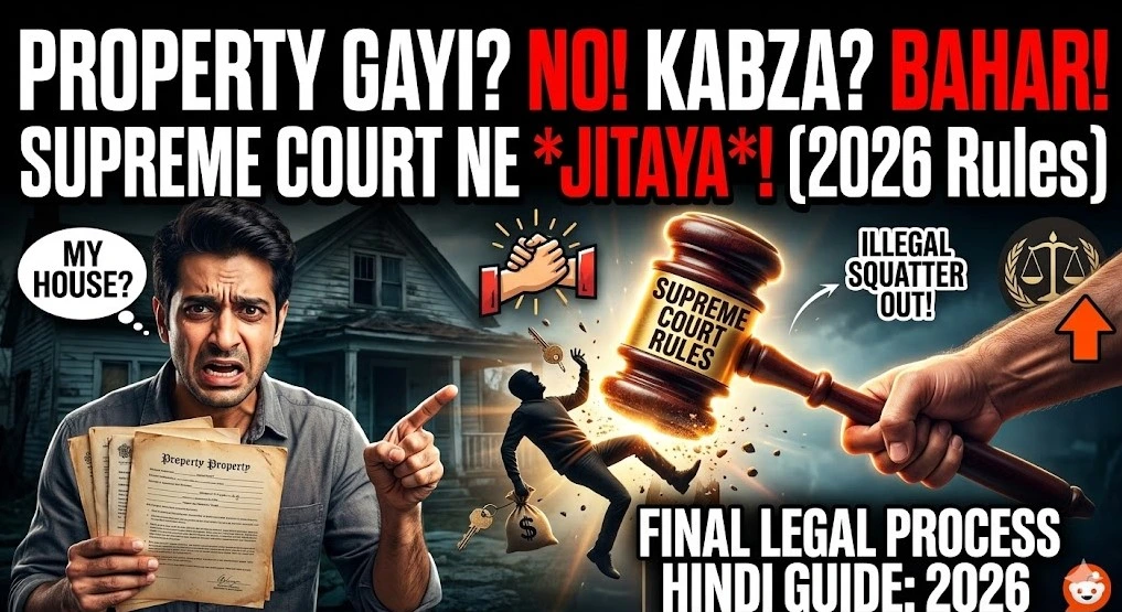 roperty Par Illegal Kabza kaise hataye - Gurugram aur NCR mein khali plot/flat se kabza hatane ka kanooni process aur Supreme Court rules 2026.