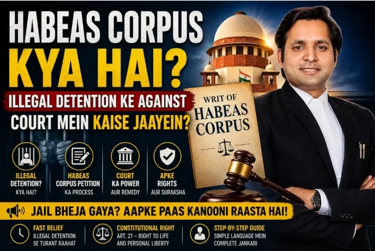 habeas corpus kya hai illegal detention ke against Article 226 32 petition kaise file karein India complete guide