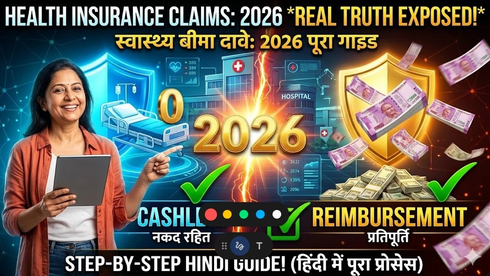 health insurance claim kaise kare 2026 cashless reimbursement process IRDAI India